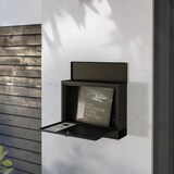 thumbnail of HOMCOM Cassetta Postale con 2 Chiavi di Sicurezza in Metallo Nera