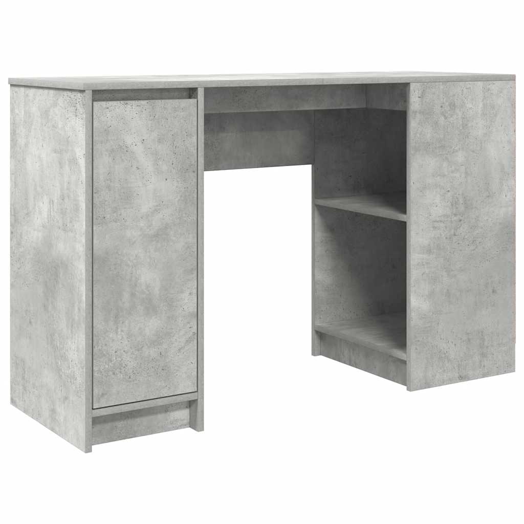 Scrivania grigio cemento 120x42x76 cm in derivati \u200b\u200bdel legno modello Vega Master Logic