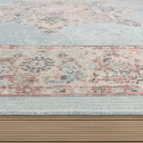 thumbnail of Outdoor Teppich Orientalisch Vintage Balkon, Terrasse schmutzabweisend Türkis Läufer 60x100 | 100% Polypropylen | Florhöhe: 2 mm | pflegeleicht