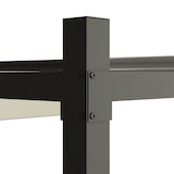 thumbnail of Outsunny Gazebo Pergola 4x4 m con Tetto Retrattile Bianco Crema