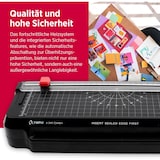 thumbnail of Plastificadora 4 en 1 + regla de corte integrada + juego de láminas de plastificación + redondeador de esquinas