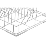 thumbnail of Bordenkorf staal wit | 16 vakken | 400x400x120(h)mm