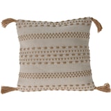 thumbnail of WellHome - Cojín de Yute y Algodón Natural con Relleno Tessel de 400gr 45x45cm