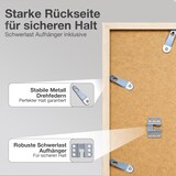 thumbnail of K-Möbel Schallplatten Rahmen Rot 2er Set 40x40cm mit Schwarzem Passepartout für das Cover