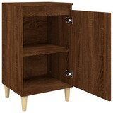 thumbnail of Tables de chevet 2pcs chêne marron 40x35x70cm bois d'ingénierie – Modèle Parfait Nuit