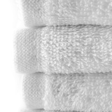 thumbnail of Bertsch Hotelwäsche 10er Set Gästetücher, 2-Streifen-Bordüre, 100% Baumwolle, ca. 450 g/gm, ca. 30/50 cm (weiß)