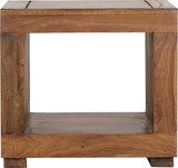 thumbnail of WOHNLING Sheesham Couchtisch MUMBAI Massiv 50x50 cm Beistelltisch Massivholz Tisch Neu