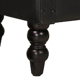 thumbnail of Fauteuil Noir Cuir de chèvre véritable Modèle Flavina