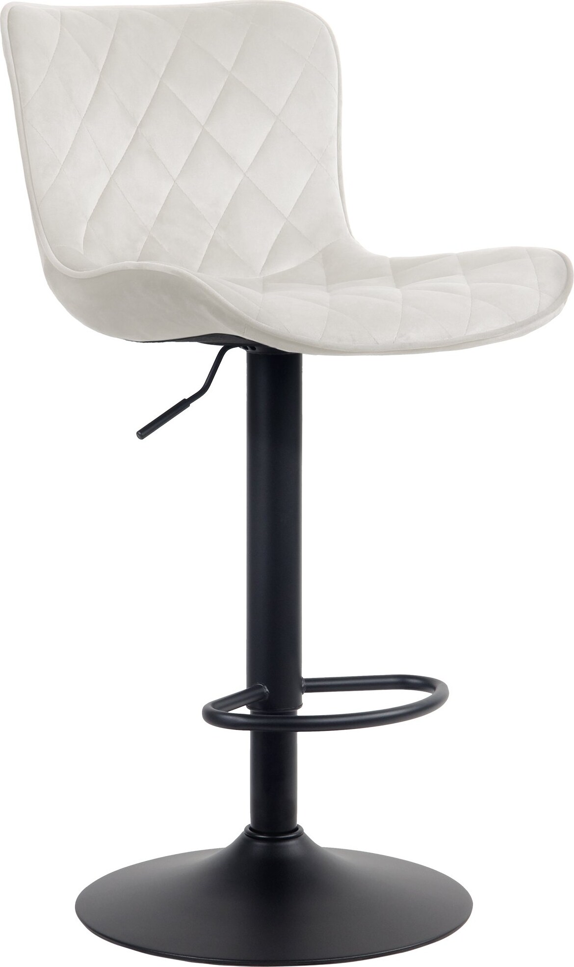 Barhocker Emma creme/Samt