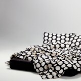 thumbnail of Benetton - 4-teiliges Kingsize-Bettset (Bettbezug 250 x 230 cm, Spannbettlaken 200 x 200 cm und 2 Kissenbezüge 50 x 80 cm), 100 % schwarze Baumwolle