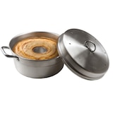 thumbnail of Forno Mamù Versilia, em alumínio branco, resistente, fabricado na Itália, Ø 24 cm, com tampa.