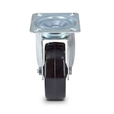 thumbnail of Ruote girevoli alte temperature 10 cm in resina supporto zincato