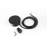 thumbnail of BACHMANN TWIST 1x Schutzkontakt, Aderendhülsen, USB-Charger, Schutzkontaktmontagestecker, schwarz, 2 m