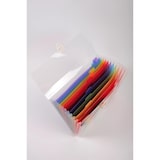 thumbnail of Exacompta - Réf. 55298E - Carton de 5 trieurs valisette Crystal - 13 compartiments - dim 33x25 cm - couleur cristal