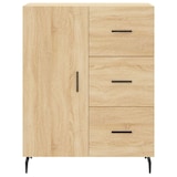 thumbnail of Helloshop26 - Buffet Sideboard Kommode Kleiderschrank Aufbewahrungsmöbel Organizer Küche Wohnzimmer Sonoma-Eiche 69,5 x 34 x 90 cm 02_0031630