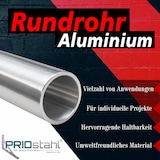 thumbnail of PRIOstahl Aluminiumrohr Rundrohr 1 Stück Ø:60mm x 2mm Länge: 2000mm aus Aluminium (en aw 6063 t6)