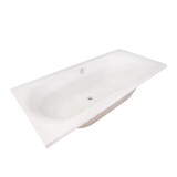 thumbnail of Belvit Vienna Acryl Badewanne Rechteckig Mittelanschluss 170x75cm + Standfüße