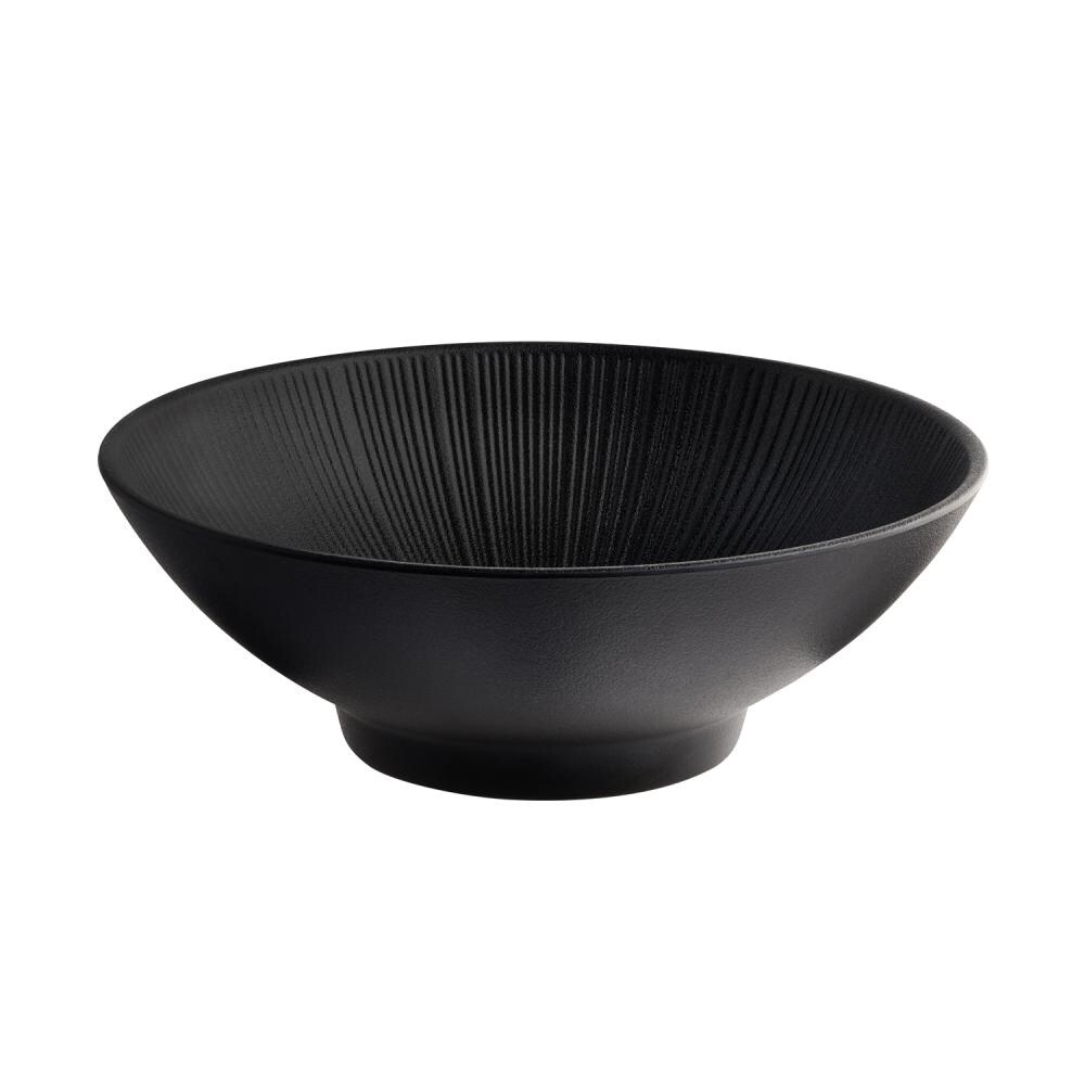APS Kom NERO - Melamine, Ø 29 cm, 2,8 liter, zwart, stapelbaar, vaatwasmachinebestendig