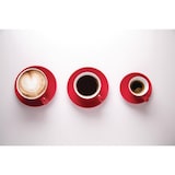 thumbnail of Juego de 12 tazas de cappuccino rojas de 340 ml