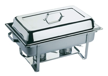APS Chafing Dish -ECONOMY- 61 x 36 cm, H: 30 cm, 9 litri, acciaio inox