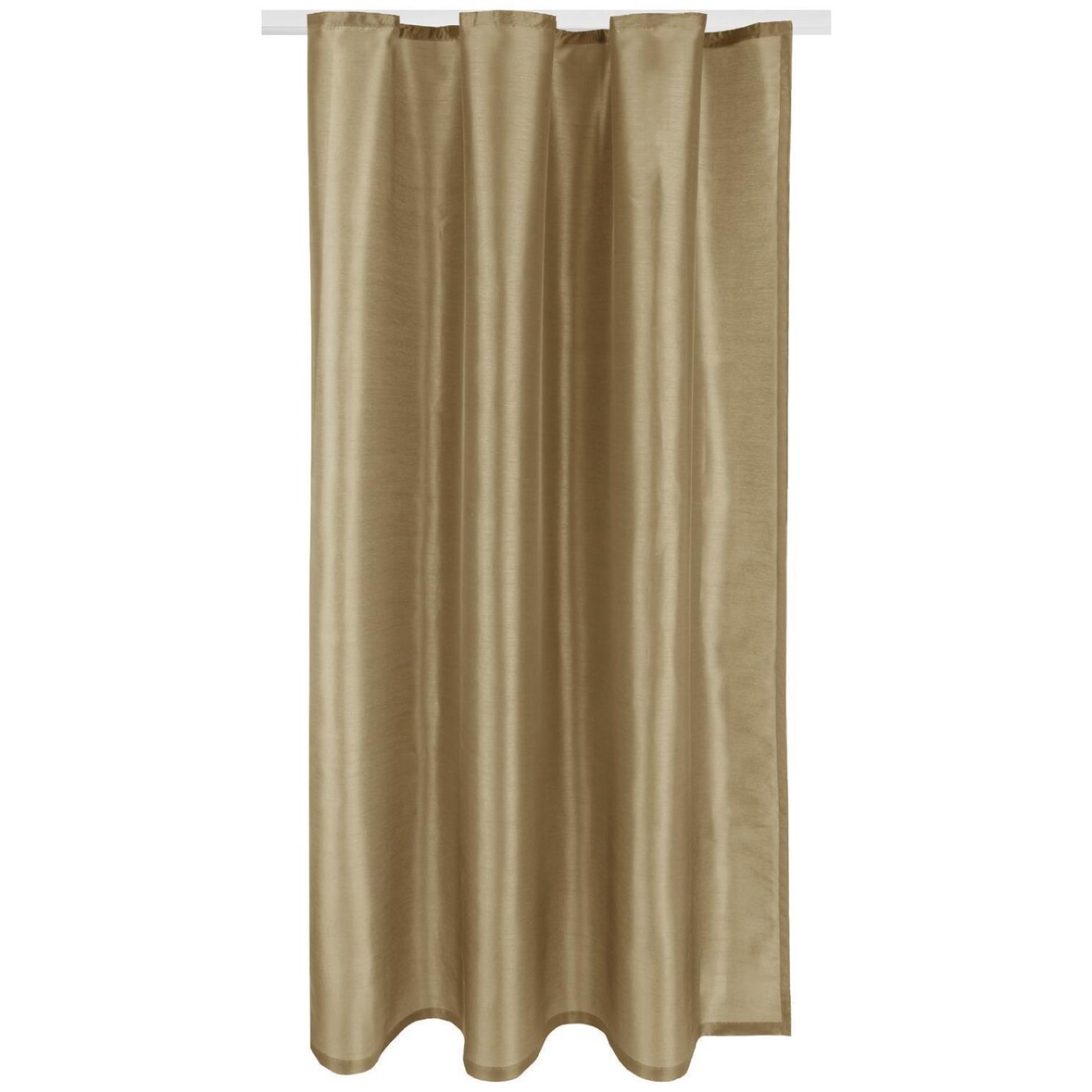 Gardine Blickdicht Taupe 140x175cm Band - Taupe dunkel