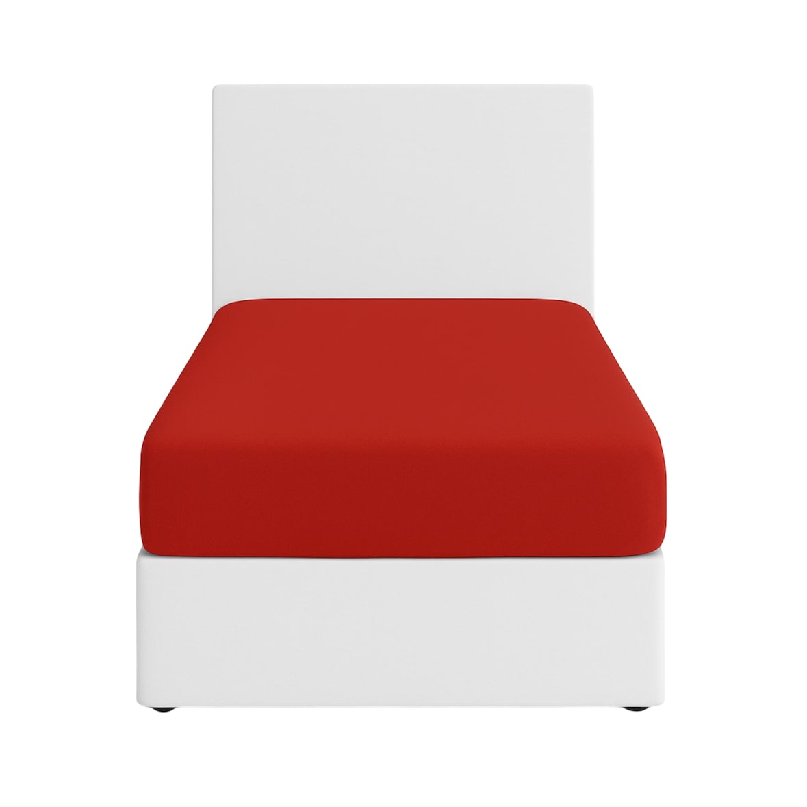 Benetton - Lençol de Baixo 100/200+30cm Vermelho Rainbow