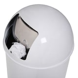 thumbnail of Abfallsammler / Mülleimer PUSH 50L satin weiss hjh OFFICE