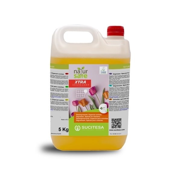 Desengrasante ecológico Natursafe Xtra Degreaser BP5 Ecolabel 5L