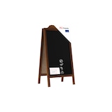 thumbnail of ALLboards Chevalet Stop Trottoir Cadre Supérieur Ondulé avec Cadre en Bois Laqué 100×50cm