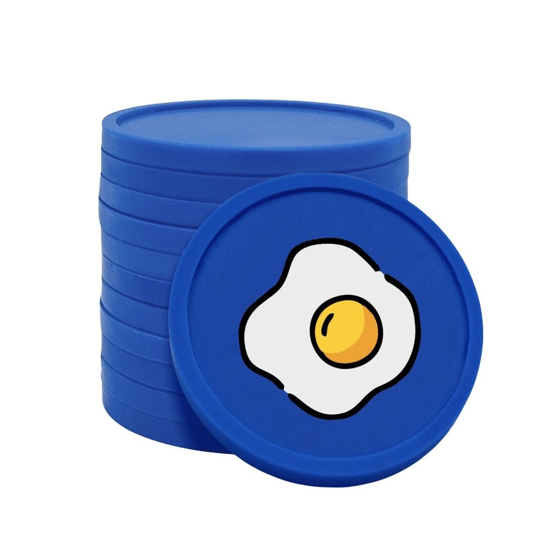 CombiCraft ontbijt consumptiemunten donker blauw - Ø29mm enkelzijdig bedrukt - 100 stuks