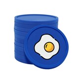 thumbnail of CombiCraft ontbijt consumptiemunten donker blauw - Ø29mm enkelzijdig bedrukt - 100 stuks