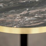 thumbnail of RestooTab - Tisch Versailles Ø70cm Dekor marmor royal kanten messingfarben