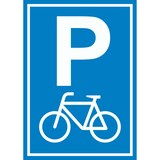 thumbnail of Fahrrad Parkplatz Räder Abstellplatz A0 (841x1189mm) Schild