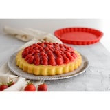 thumbnail of Moule à tarte en silicone rouge de 26 cm Dr. Oetker Flexxibel Love