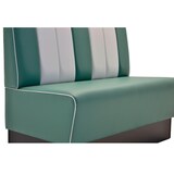 thumbnail of Gastro Sitzbank Americano Retro | Dinerbank Türkis & Weiß | 140 cm breit | Amerikanische Sitzbank