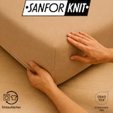 thumbnail of EXKLUSIV HEIMTEXTIL Marke Jersey Spannbettlaken 70 x 140 cm Sand 100% Baumwolle Öko - Tex Zertifiziert Bed-Sheet Bettlaken Spannbetttuch Topper Leinen