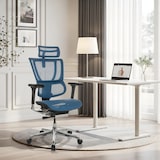thumbnail of Bürostuhl / Chefsessel ERGOHUMAN SLIM GEN2 Netzstoff blau hjh OFFICE