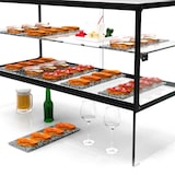 thumbnail of MBH - Expositor Zeppelin neutro cuadrado de 55cm para hostelería. Vitrina expositora de sobremesa neutra elevada para bar y restaurante. Sin LED.
