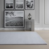 thumbnail of Teppich Kurzflor Uni Modern Waschbar Strapazierfähig Esszimmer Flur OEKO-TEX Silber 240x340 cm Schadstoffgeprüft – NECKAR von Kadima Design