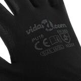 thumbnail of vidaXL Werkhandschoenen 12 pcs Zwart 10 / xl Polyester