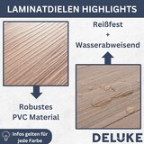 thumbnail of DELUKE® Vinylboden PVC-Dielen selbstklebend wasserfest 2mm Stärke Klebevinylboden Bodenbelag Laminatboden Dekor-Dielen Ulme Natur, 2,51 m²