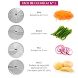 thumbnail of Cortador de vegetais Bützmann CH-300 com o conjunto de lâminas n.º 1.