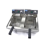 thumbnail of Friteuse - 2 x 13 L - 2 paniers - avec robinet de vidange