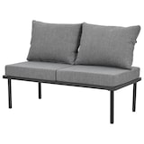 thumbnail of Merax Gartenlounge-Set, 6 Sitzer frei-kombinierbar Gartenmöbel aus Seil Tischplatte aus Glas, grau