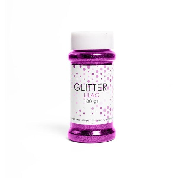 Glitzer flieder 100g in Dose basteln Party Deko