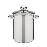 thumbnail of GSW Spargeltopf 16 x 21 cm mit Glasdeckel und Einsatz, 4,2 Liter, induktionsgeeignet