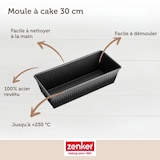 thumbnail of Zenker Antihaft-Backform 30,5 x 11,5 cm Schwarz Metallic