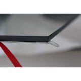 thumbnail of Funkenschutzplatte Kreisabschnitt 120x105cm - Klarglas mit Dichtlippe