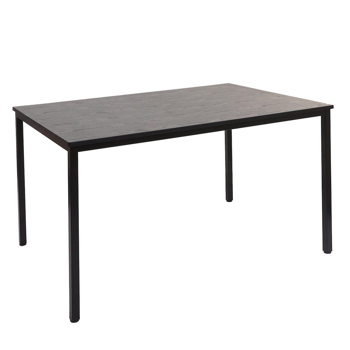 Scrivania Braila, tavolo da conferenza, tavolo da ufficio, tavolo per seminari, 120x80cm MDF ~ aspetto rovere nero