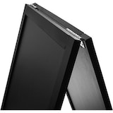 thumbnail of Krijtstoepbord Zwart 75 x 135 cm dennenhouten omlijsting - dubbelzijdig reclamebord